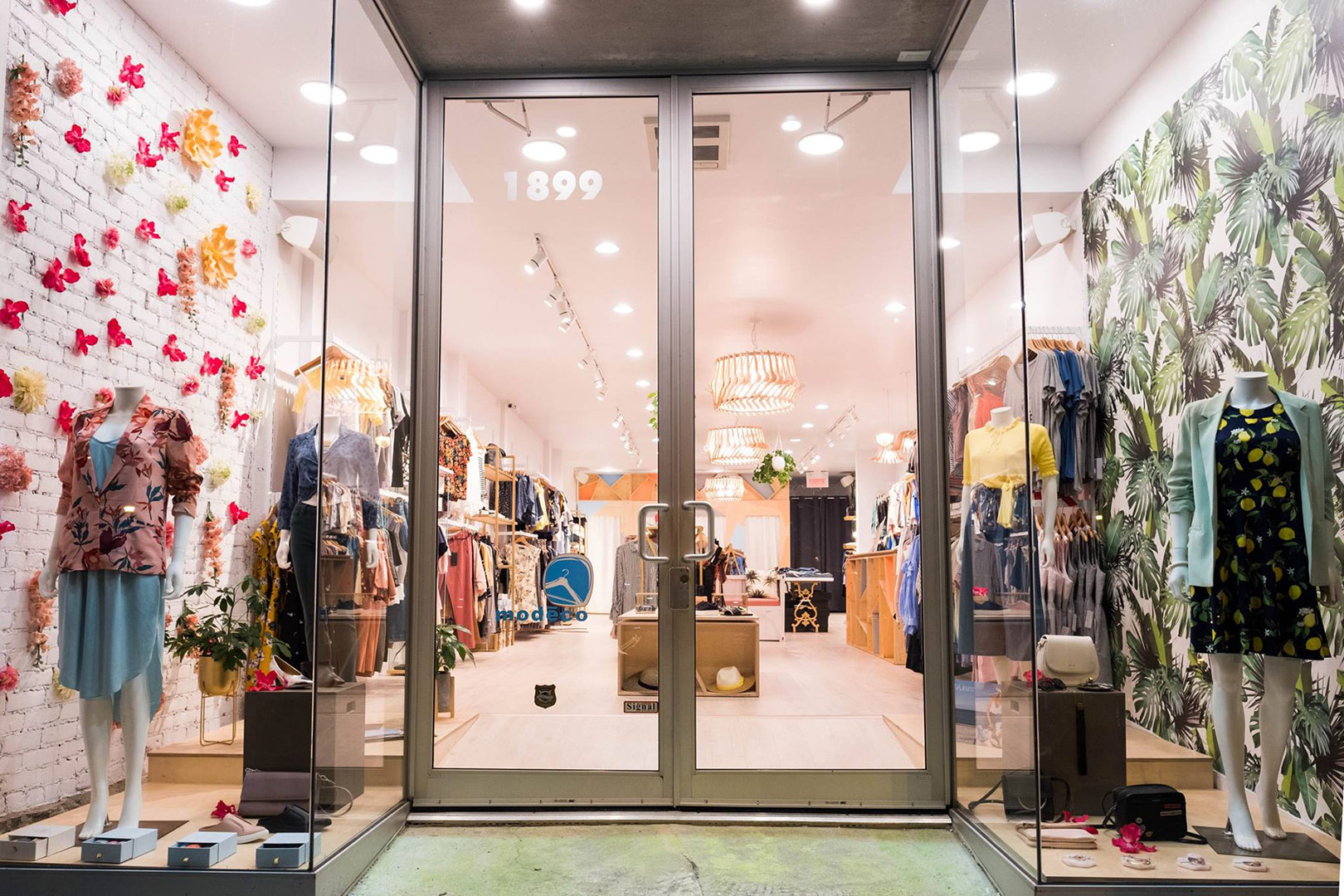 Façade de la boutique Modéco