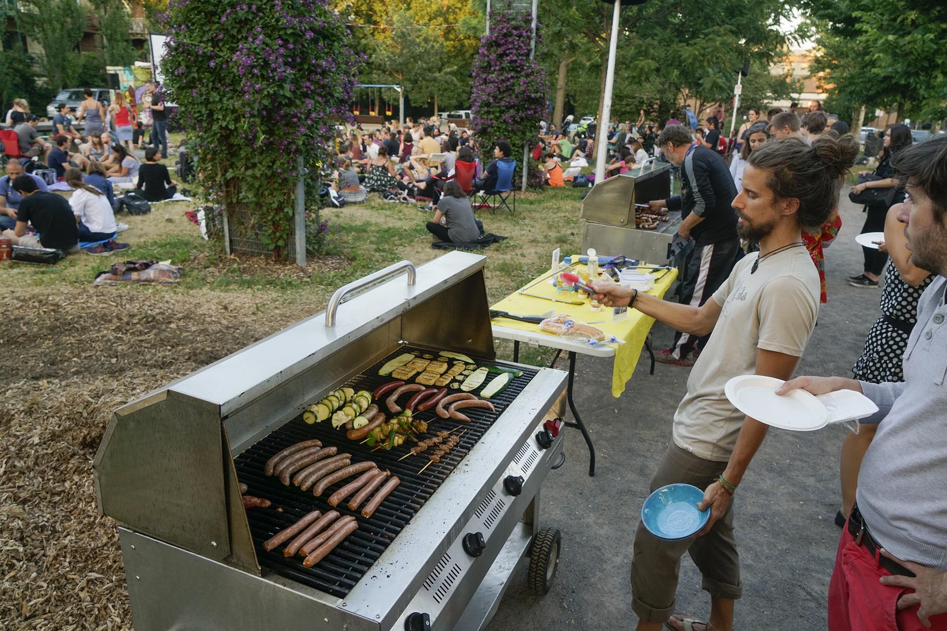 Barbecue communautaire