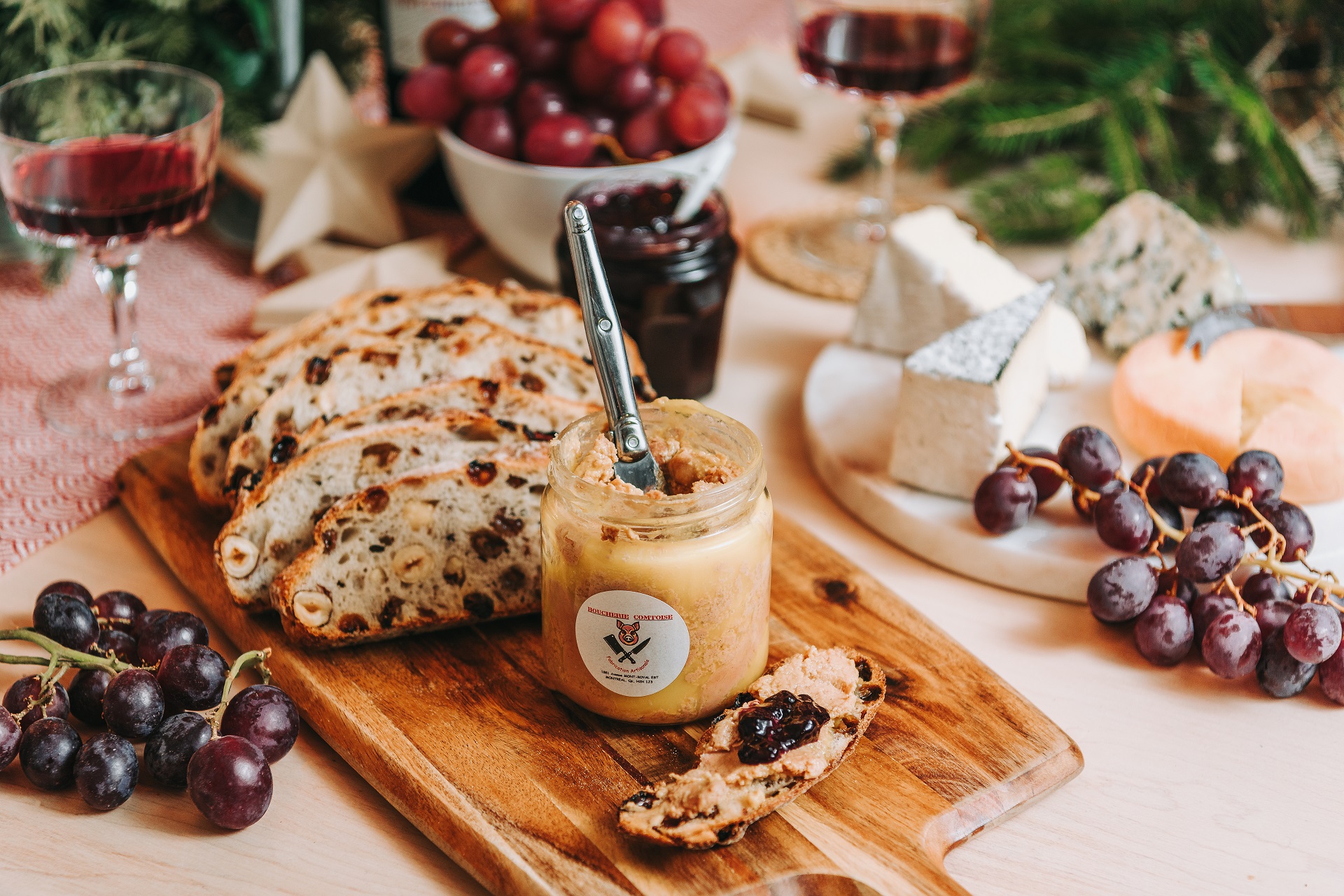 Des produits fins pour votre table de Noël