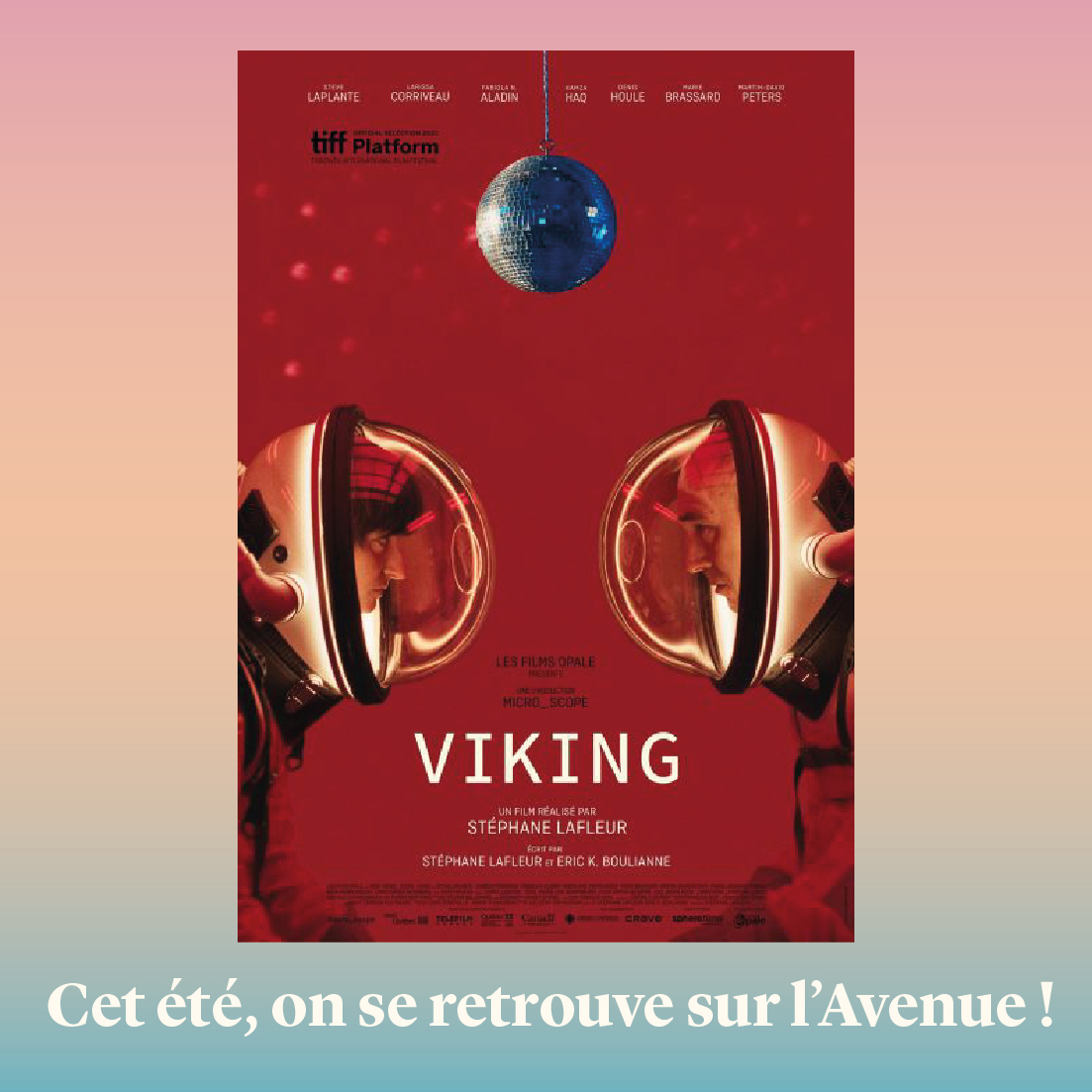 Cinéma en plein air - Viking de Stephane Lafleur