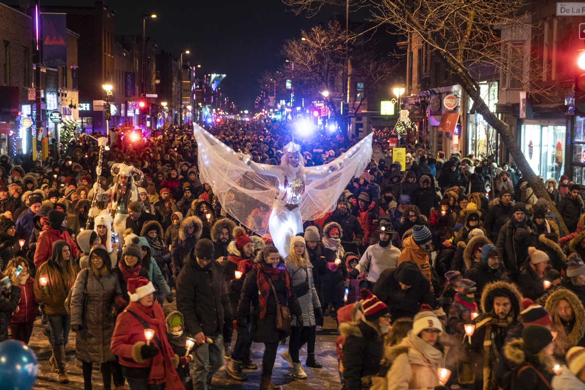 La Marche de Noël aux Flambeaux