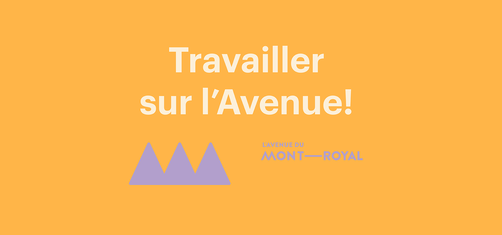 Venez travailler sur l'Avenue !